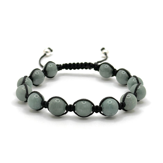 Sky Stone Jade Makramee Bracelet
