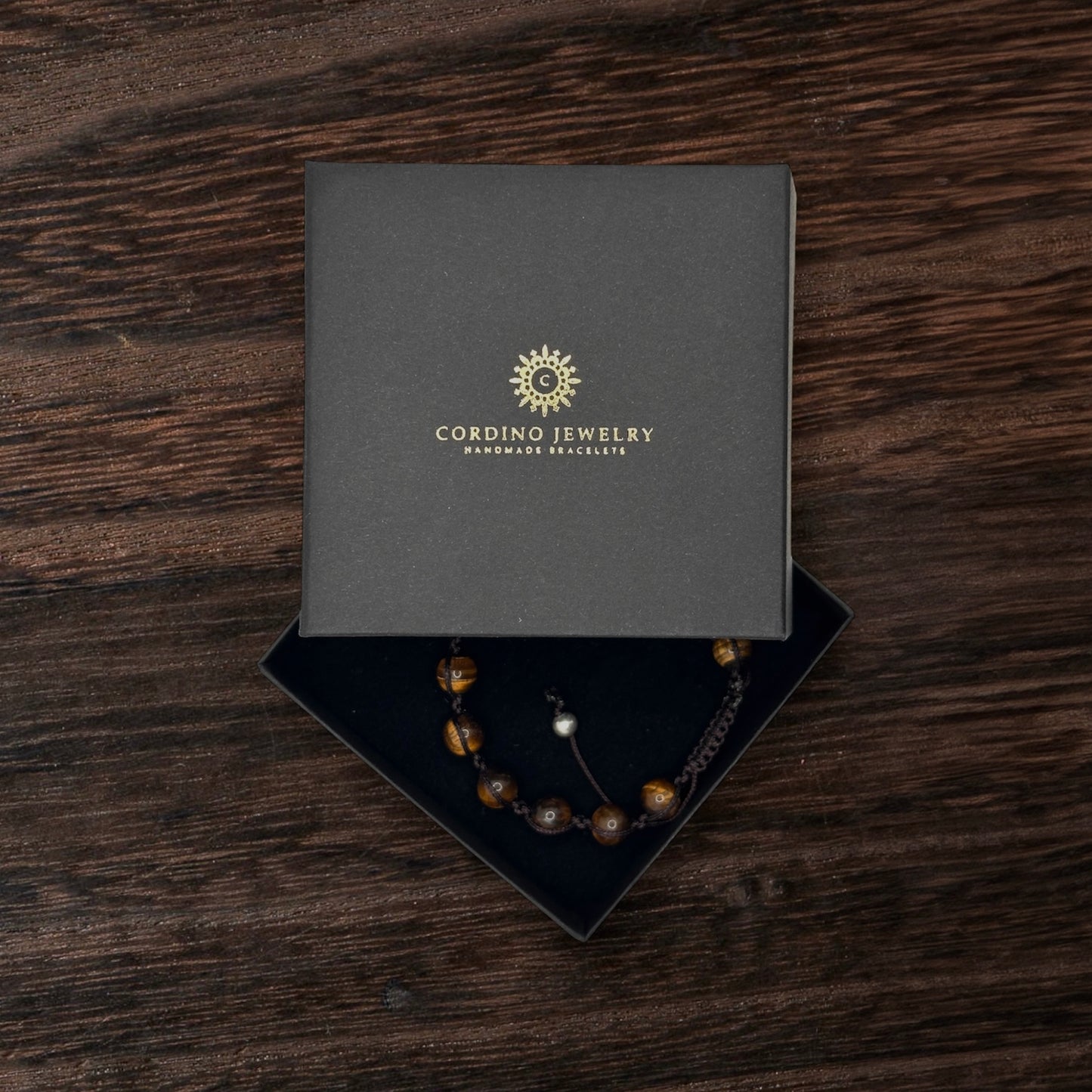 Tigers Eye Makramee Bracelet