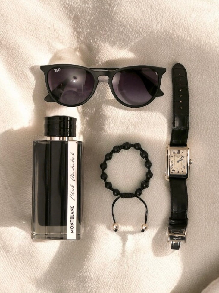Black Onyx Makramee Bracelet