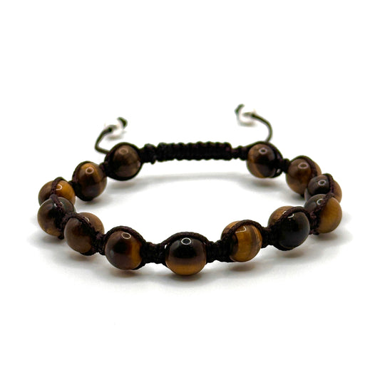 Tigers Eye Makramee Bracelet