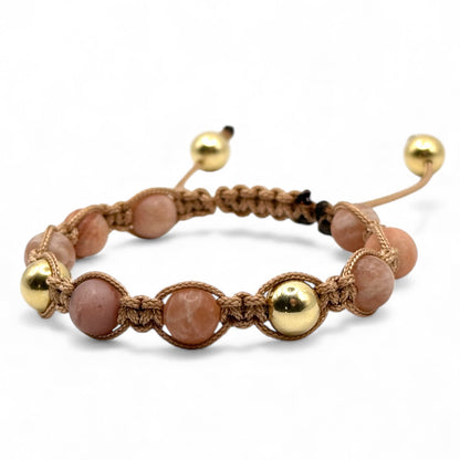 Nude Gold Prestige Makramee-Armband